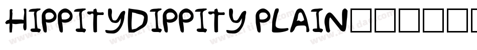HippityDippity Plain字体转换
